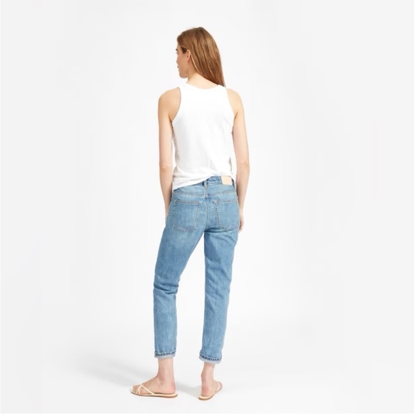 Everlane The Summer Jean Relaxed Fit Light Blue Women's Ankle Jeans Size 30 - Picture 3 of 11